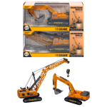 Diecast Crane / Excavator (2 asstd)