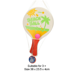 Wooden Beach Bats Twin Set with Ball