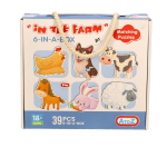 6 in a Box Farm Animals Jigsaw Puzzles