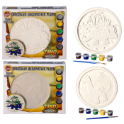 Paint Your Own Dinosaur Plate (2 asstd)