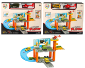 Garage Parking Lot with Car & Helicopter (2 Asstd)