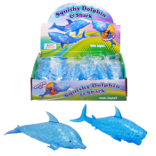Squishy Light Up Dolphin & Shark in CDU (2 asstd)