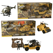 Bravo Military Vehicle & Combat Set (2 asstd)