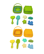 Beach Bucket Fold Away Set 7pcs