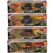 Dinosaur Hunting Diecast Set (4 asstd)