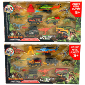 Dinosaur Hunting Diecast Set (2 asstd)