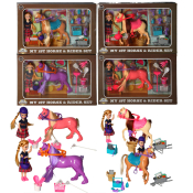 Horse & Doll Play Set (4 asstd)