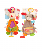 Soft Buggy Animal Toy (2 asstd)