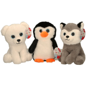 Soft Christmas Animal 20cm (3 asstd)