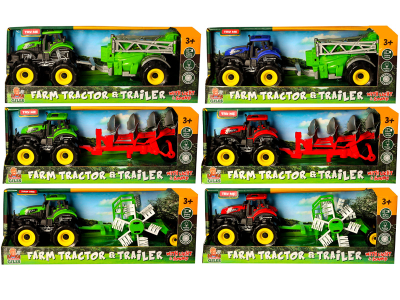 Farm Tractor & Trailer (Try Me) (6 asstd)