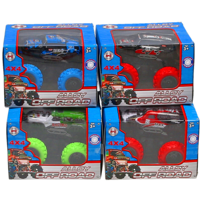 Alloy Off Road Friction Car (4 asstd)