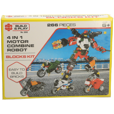 4 in 1 Motorbike Robot Transformer