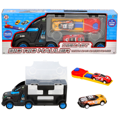 Big Rig Transporter with Launcher & Cars