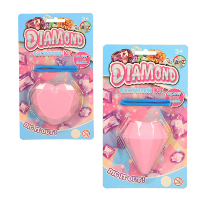 Diamond Excavation Glow in the Dark Dig (2 asstd)