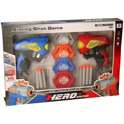 Hero Sniper Soft Twin Dart Set (2 asstd)