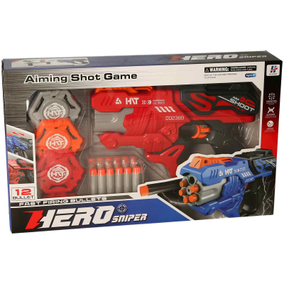 Hero Sniper Soft Dart Set with Target