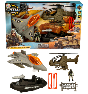 Bravo Military Vehicle Set Try Me Light & Sound