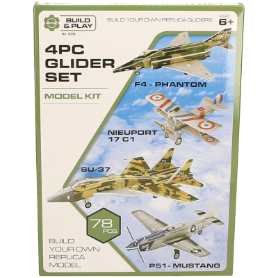 Model Foam Glider Kit 4pcs