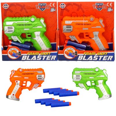 Dart Gun with Foam Bullets (2 asstd)