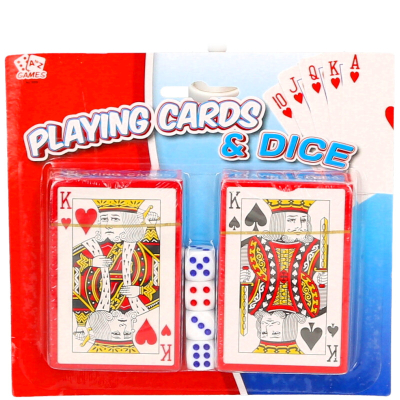 Playing Card Twin Pack with Dice