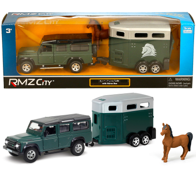 Land Rover Defender With Horse Box