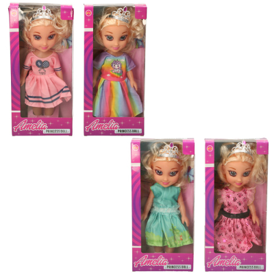 Amelia Princess Girl Doll 26cm (4 asstd)