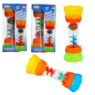 Water Tumbling Spinner Bath Toy (2 asstd)