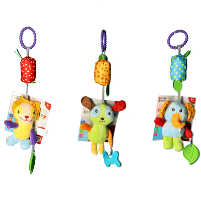 Soft Animal Chime Toy (3 asstd)