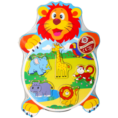 Wooden Lion & Friends Puzzle