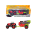 Diecast Farm Tractor & Trailer (4 asstd)